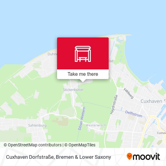 Cuxhaven Dorfstraße map