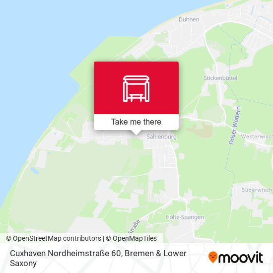 Cuxhaven Nordheimstraße 60 map
