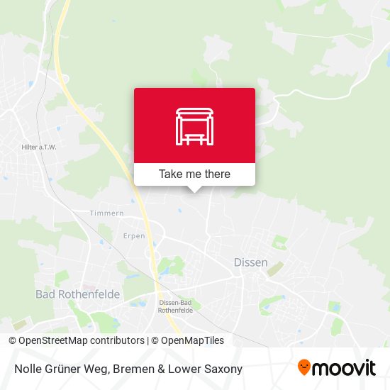 Nolle Grüner Weg map