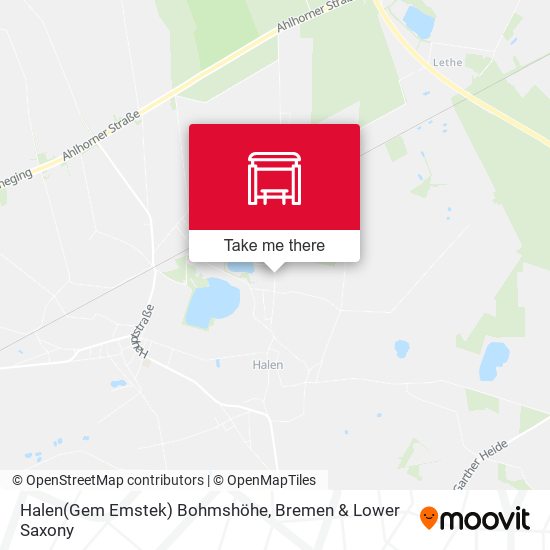 Halen(Gem Emstek) Bohmshöhe map