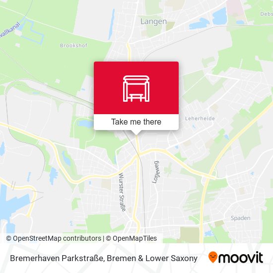 Bremerhaven Parkstraße map