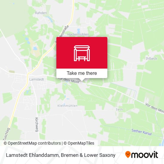 Lamstedt Ehlanddamm map