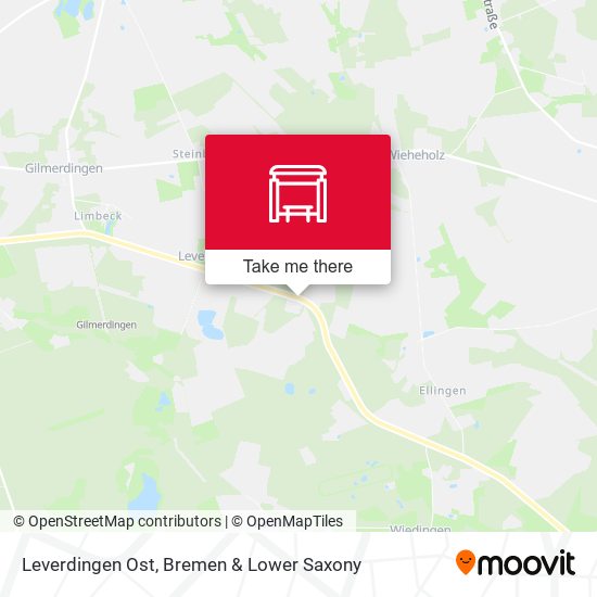 Leverdingen Ost map