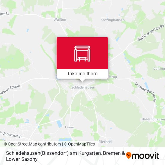 Schledehausen(Bissendorf) am Kurgarten map