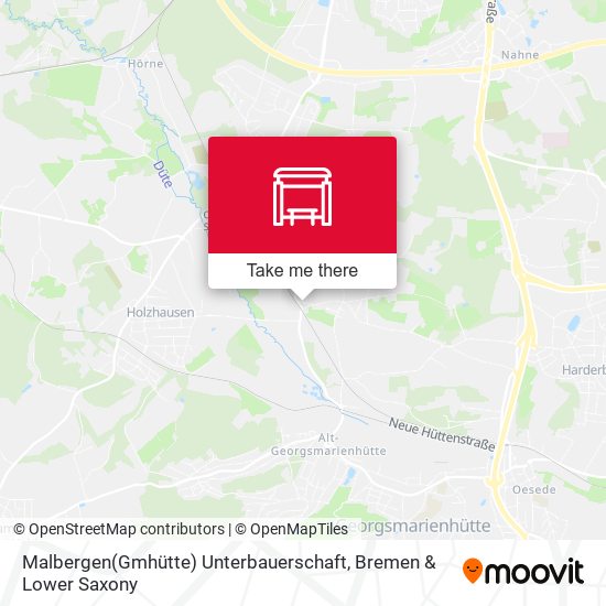 Malbergen(Gmhütte) Unterbauerschaft map