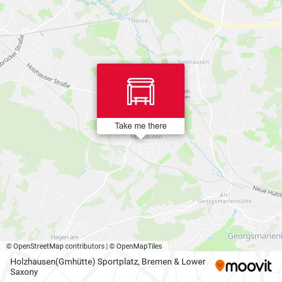 Holzhausen(Gmhütte) Sportplatz map