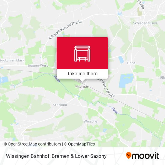 Wissingen Bahnhof map