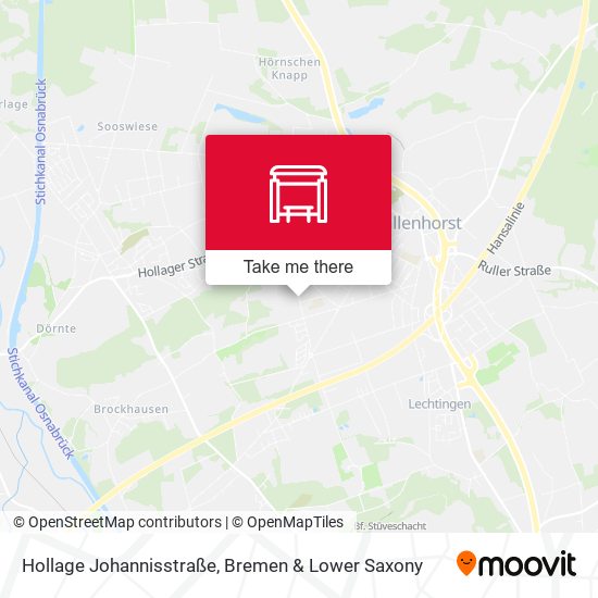 Hollage Johannisstraße map