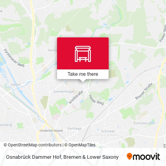 Osnabrück Dammer Hof map