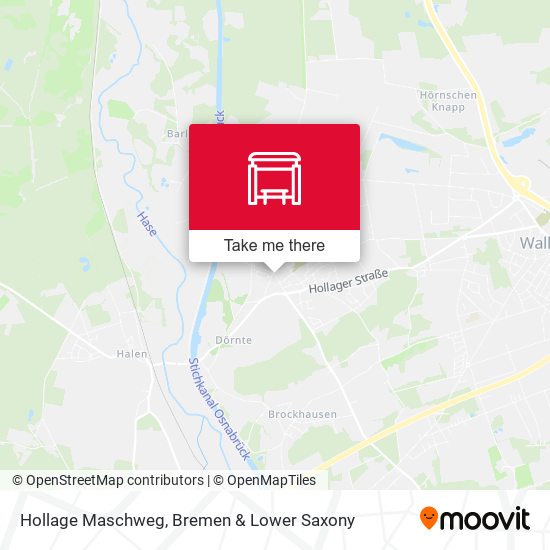 Hollage Maschweg map