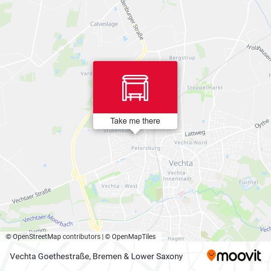 Vechta Goethestraße map