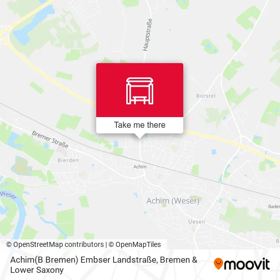 Карта Achim(B Bremen) Embser Landstraße