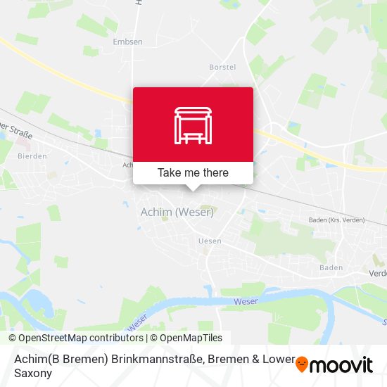 Achim(B Bremen) Brinkmannstraße map
