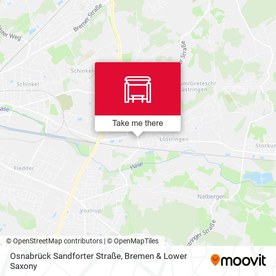 Osnabrück Sandforter Straße map