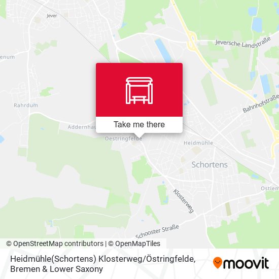 Heidmühle(Schortens) Klosterweg / Östringfelde map