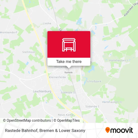 Rastede Bahnhof map