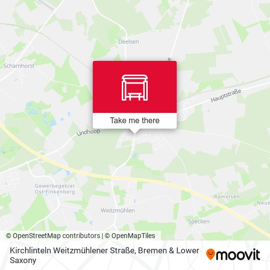 Kirchlinteln Weitzmühlener Straße map