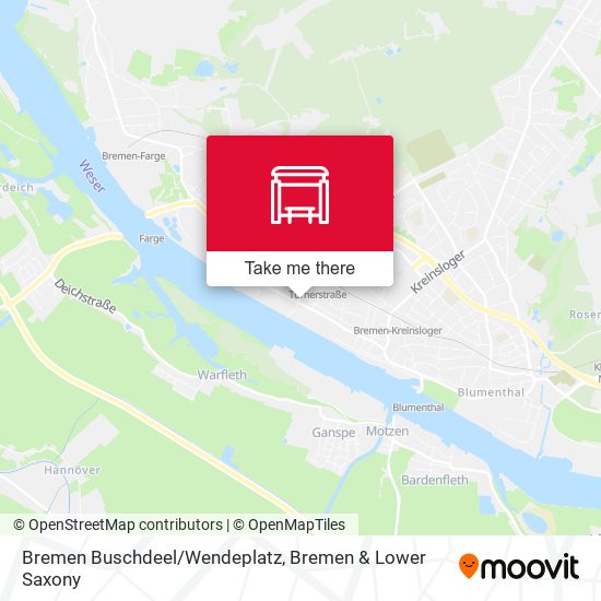 Bremen Buschdeel/Wendeplatz map