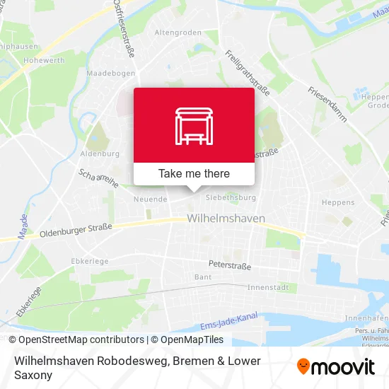 Карта Wilhelmshaven Robodesweg