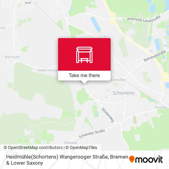 Heidmühle(Schortens) Wangerooger Straße map