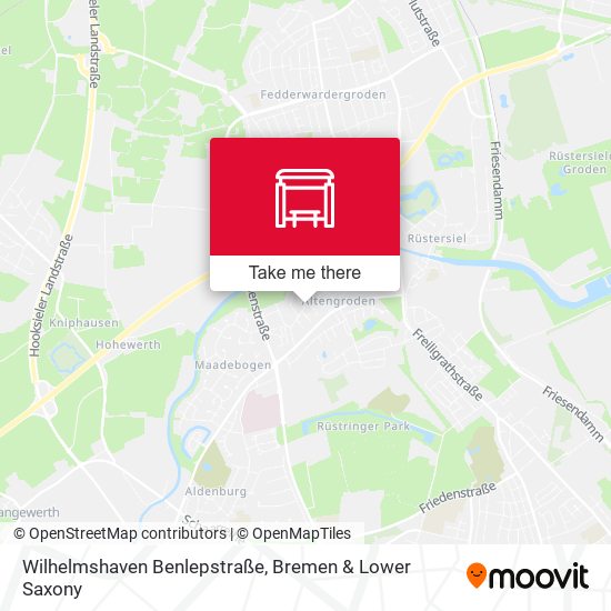 Wilhelmshaven Benlepstraße map
