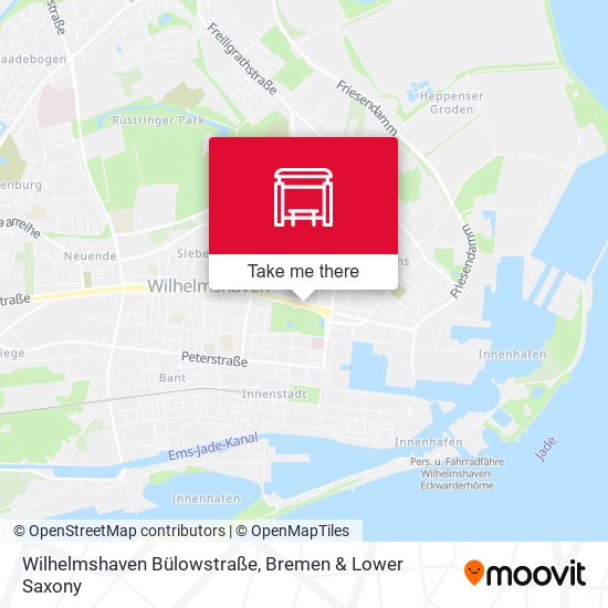 Wilhelmshaven Bülowstraße map