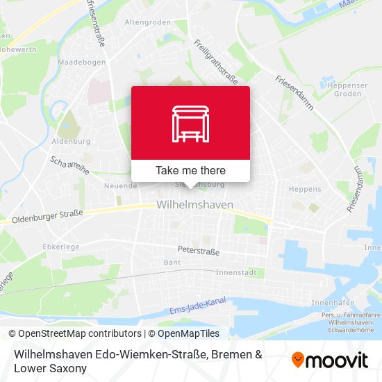 Wilhelmshaven Edo-Wiemken-Straße map