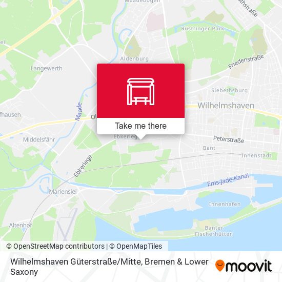 Wilhelmshaven Güterstraße / Mitte map