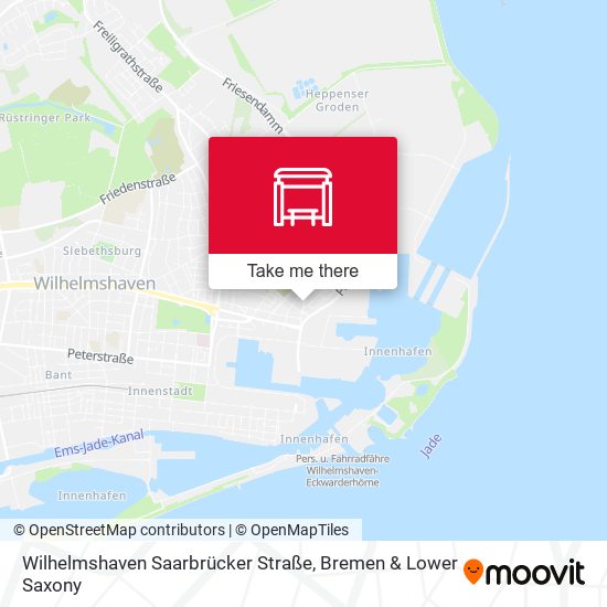 Wilhelmshaven Saarbrücker Straße map