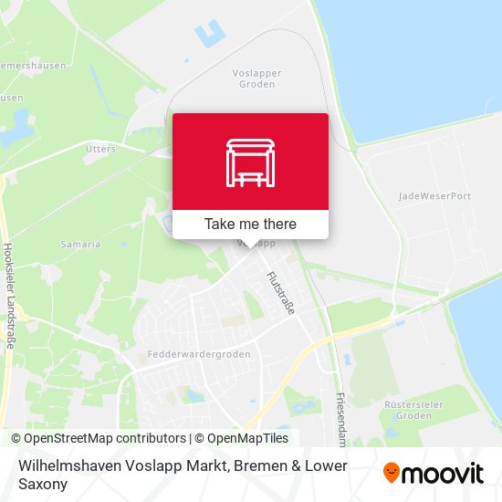 Wilhelmshaven Voslapp Markt map