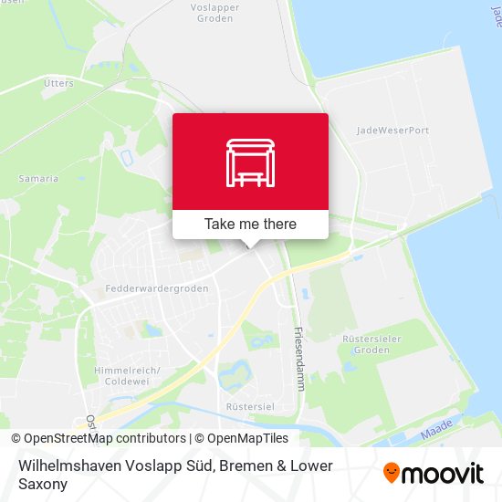 Wilhelmshaven Voslapp Süd map