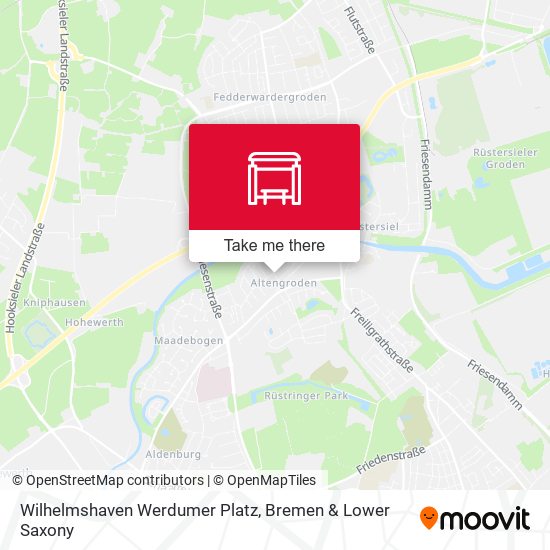 Wilhelmshaven Werdumer Platz map