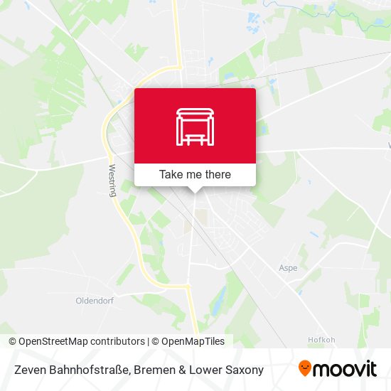 Zeven Bahnhofstraße map