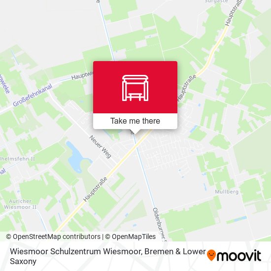 Wiesmoor Schulzentrum Wiesmoor map