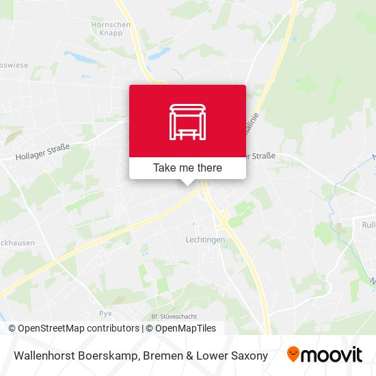 Wallenhorst Boerskamp map