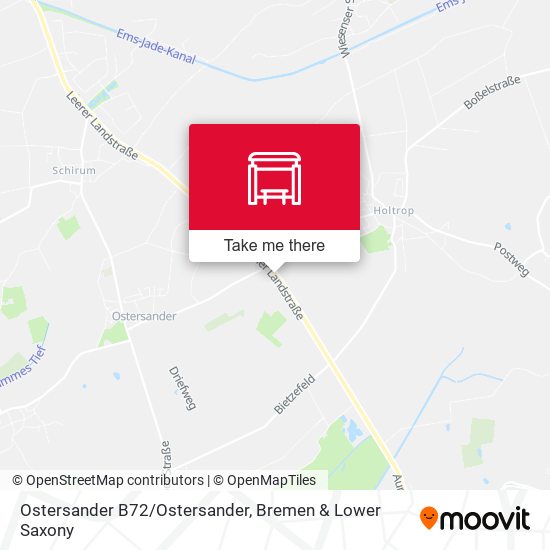 Ostersander B72/Ostersander map