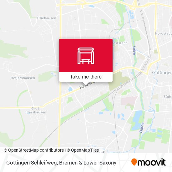 Göttingen Schleifweg map
