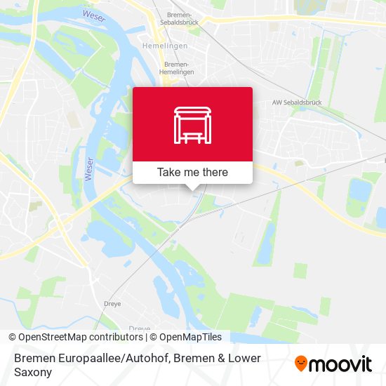 Bremen Europaallee/Autohof map