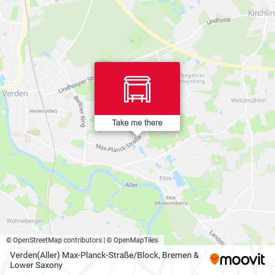 Verden(Aller) Max-Planck-Straße / Block map