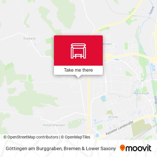 Göttingen am Burggraben map