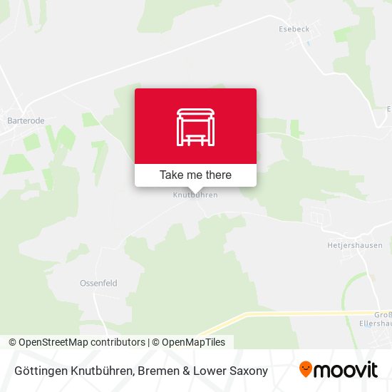 Göttingen Knutbühren map