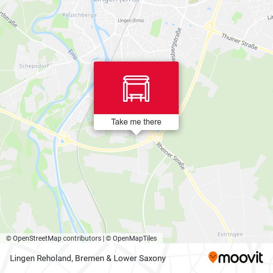 Lingen Reholand map