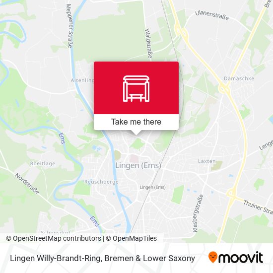 Lingen Willy-Brandt-Ring map