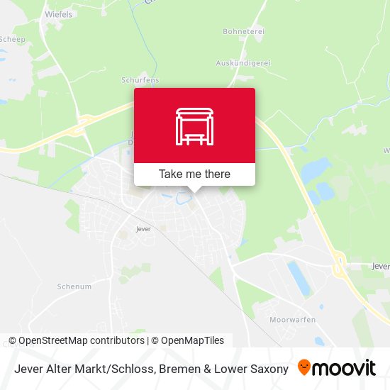 Jever Alter Markt/Schloss map