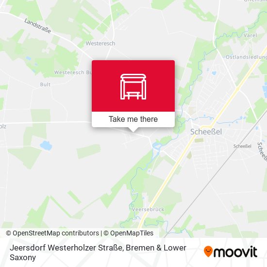 Jeersdorf Westerholzer Straße map