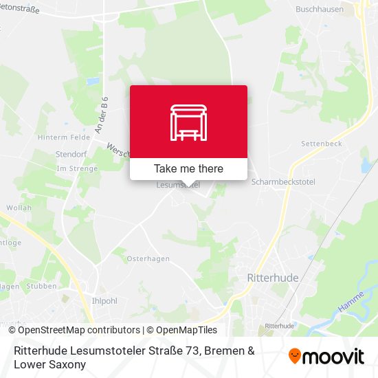 Ritterhude Lesumstoteler Straße 73 map