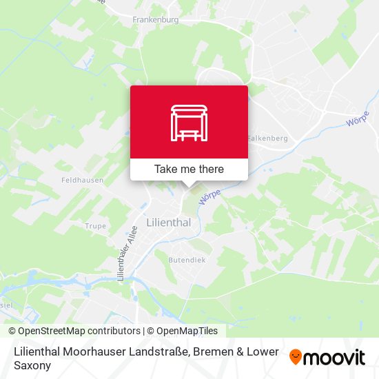 Lilienthal Moorhauser Landstraße map