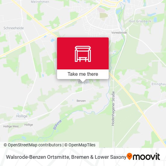 Walsrode-Benzen Ortsmitte map