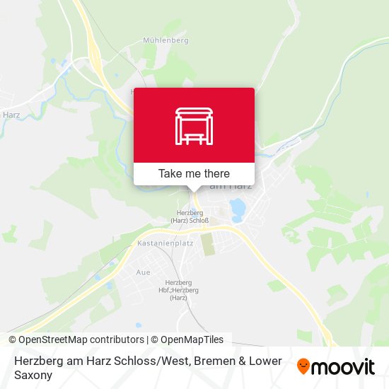 Herzberg am Harz Schloss/West map