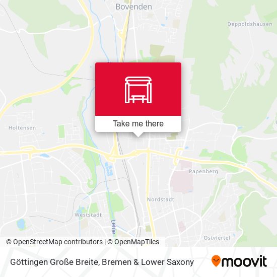 Göttingen Große Breite map